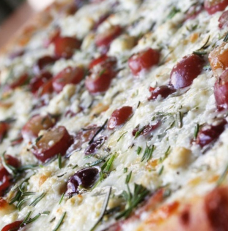 Pies & Pints' Grape Pizza