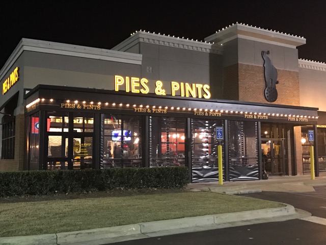 Pies & Pints storefront Montgomery Alabama