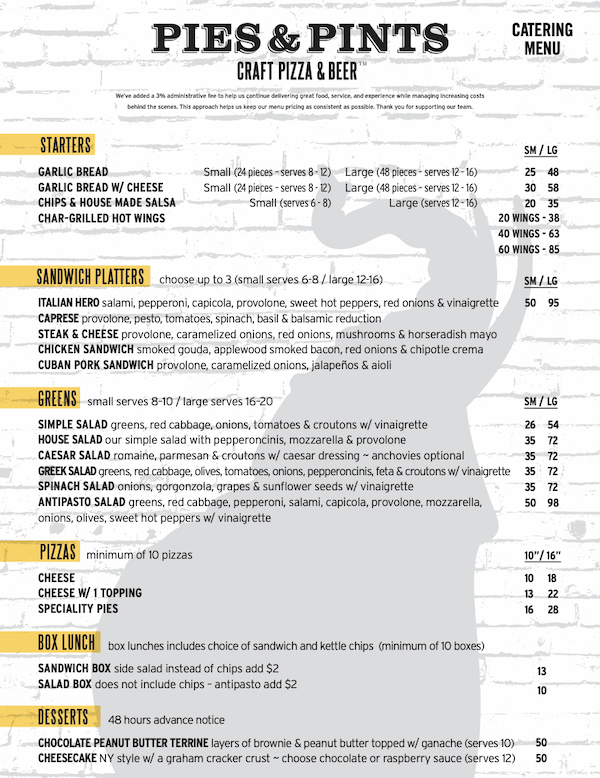 Catering Menu